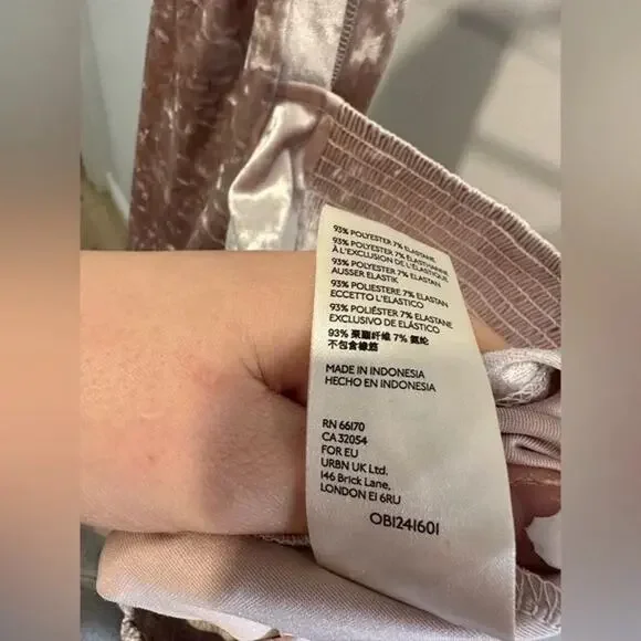 NWOT Anthropologie Jessima Velvet Corset Top Pink XL - Picture 3 of 8